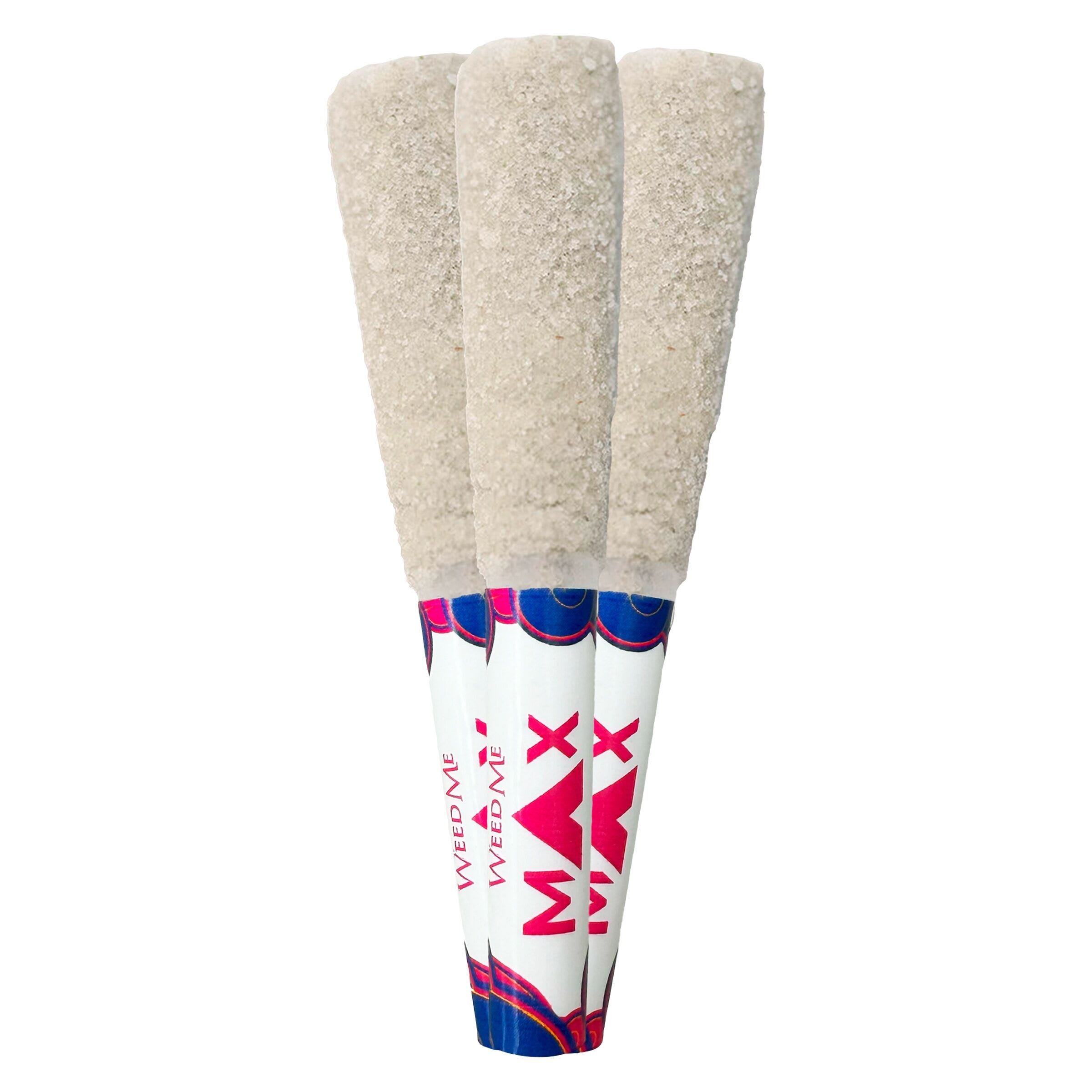 Weed Me Max - THCa2 Sweet Strawberry Infused Pre-Roll - THCa2 Sweet Strawberry Infused Pre-Roll 3x0.5g Distillates